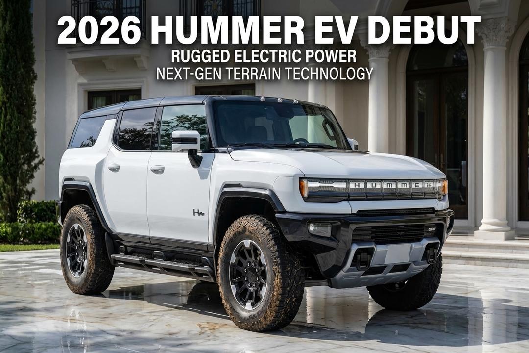 2026 Hummer EV SUV Debut with Rugged Electric Power and Next-Gen Terrain Technology